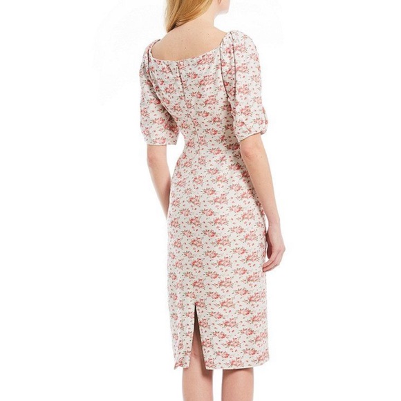 Antonio Melani Square Neck Nita Midi Dress - Picture 2 of 8